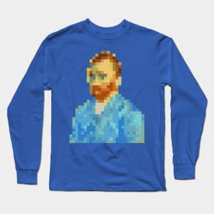 Vincent -  8bit Original Tribute Artwork Long Sleeve T-Shirt